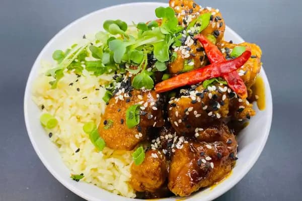 Sesame Orange Chicken Bowl